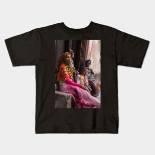 Stone Town Streetlife #4 Kids T-Shirt